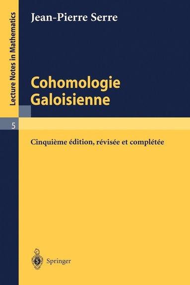 bokomslag Cohomologie Galoisienne