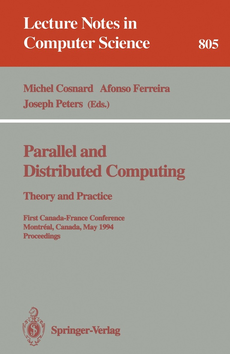 Parallel and Distributed Computing: Theory and Practice 1