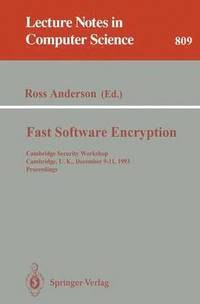 bokomslag Fast Software Encryption