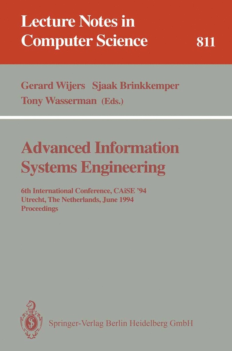 Advanced Information Systems Engineering