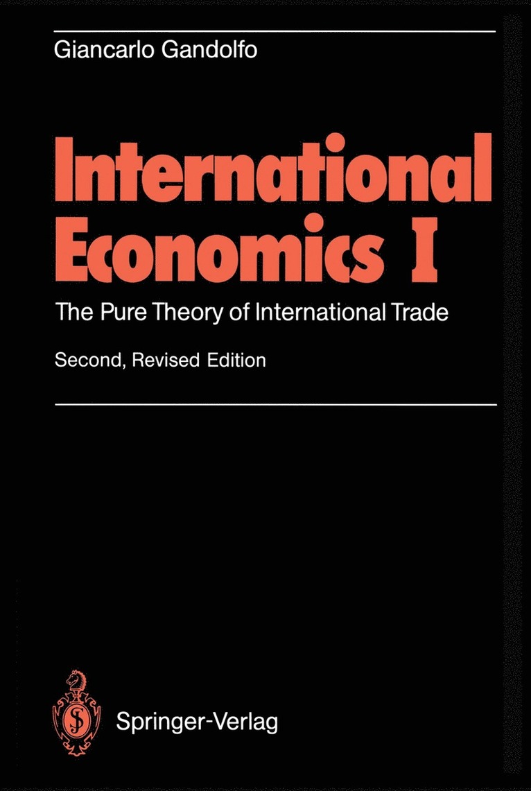 Giancarlo Gandolfo - International Economics I, Häftad