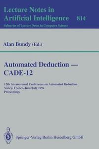 bokomslag Automated Deduction  CADE-12