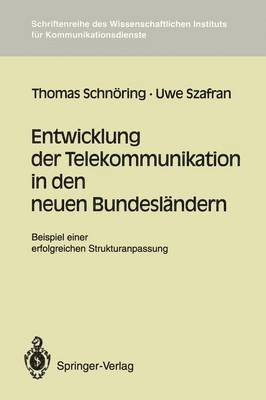 bokomslag Entwicklung der Telekommunikation in den neuen Bundesländern