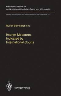 bokomslag Interim Measures Indicated by International Courts