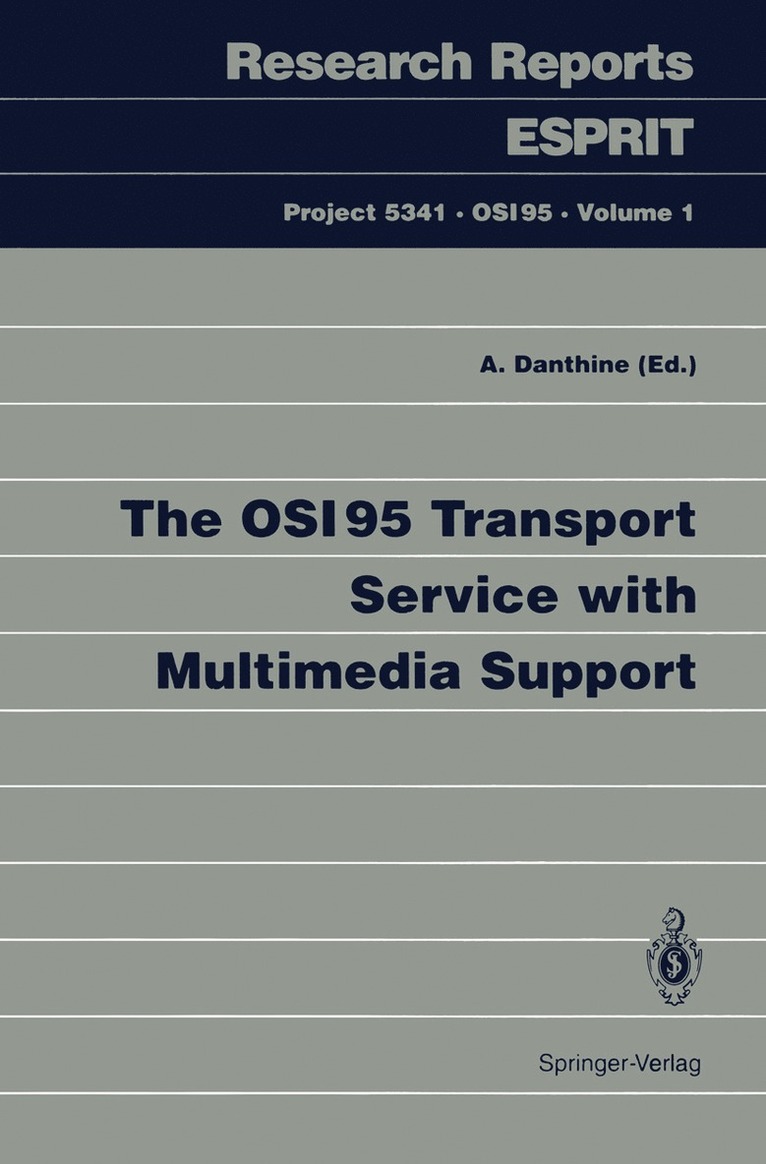 Andre Danthine - OSI95 Transport Service with Multimedia Support, Häftad