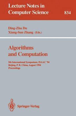 Algorithms and Computation 1