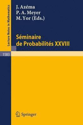 bokomslag Seminaire de Probabilites XXVIII
