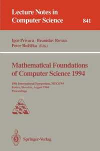 bokomslag Mathematical Foundations of Computer Science 1994