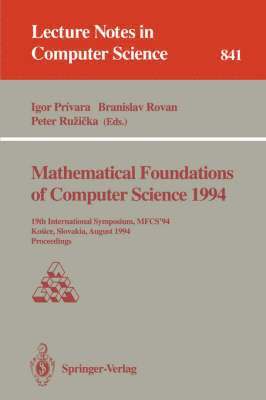Mathematical Foundations of Computer Science 1994 1