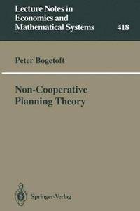 bokomslag Non-Cooperative Planning Theory