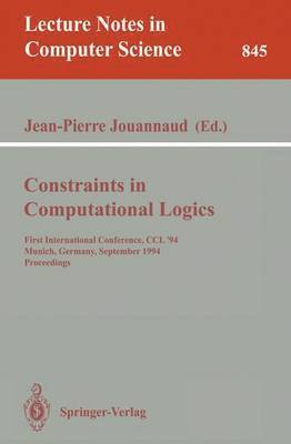 Constraints in Computational Logics 1