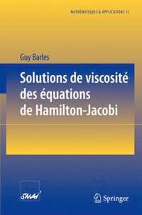 bokomslag Solutions de viscosit des quations de Hamilton-Jacobi