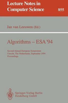 Algorithms - ESA '94 1