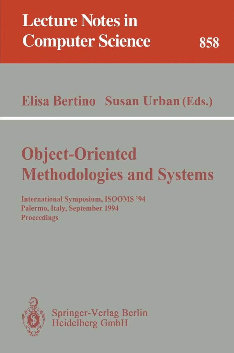 Object-Oriented Methodologies and Systems 1