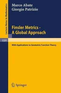 bokomslag Finsler Metrics - A Global Approach