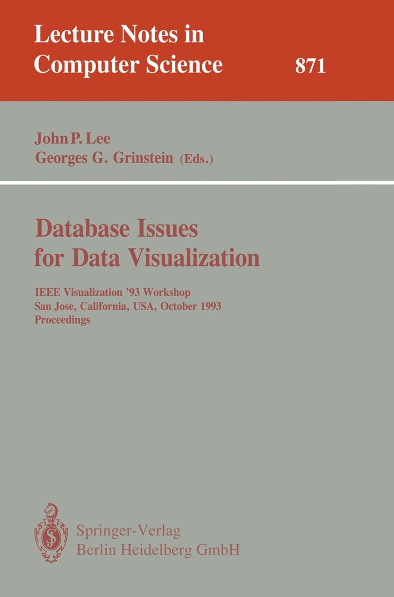 Database Issues for Data Visualization 1