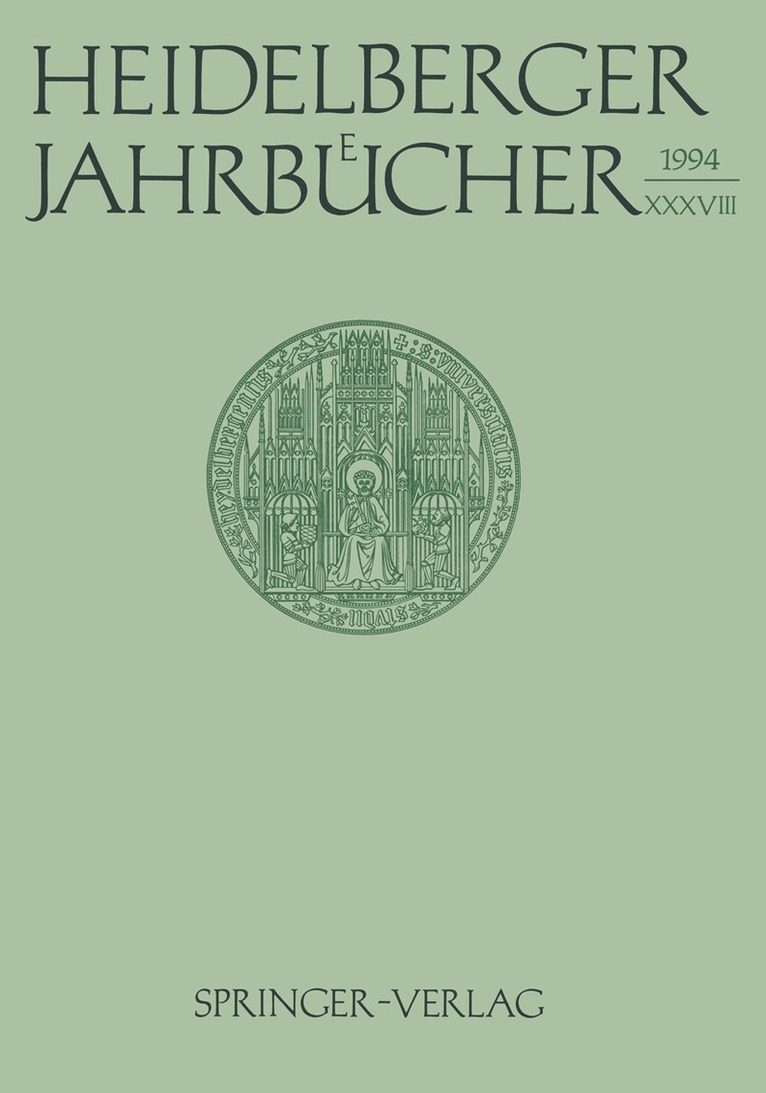 Heidelberger Jahrbücher 1