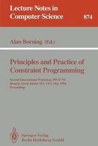 bokomslag Principles and Practice of Constraint Programming