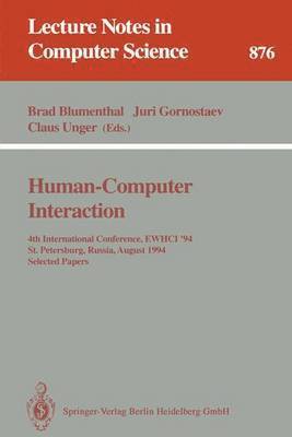Brad Blumenthal, Juri Gornostaev, Claus Unger - Human-Computer Interaction, Häftad
