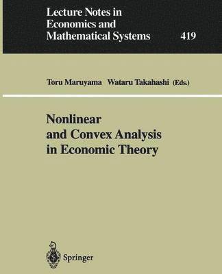 bokomslag Nonlinear and Convex Analysis in Economic Theory