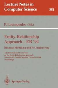 bokomslag Entity-Relationship Approach - ER '94. Business Modelling and Re-Engineering