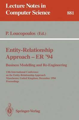 bokomslag Entity-Relationship Approach - ER '94. Business Modelling and Re-Engineering