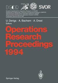 bokomslag Operations Research Proceedings 1994