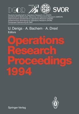 Operations Research Proceedings 1994 1