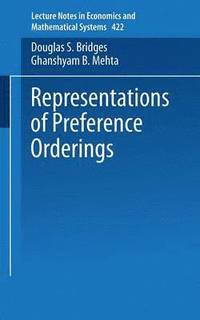 bokomslag Representations of Preferences Orderings
