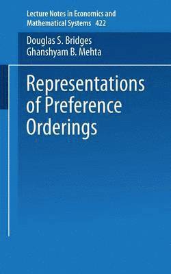 Representations of Preferences Orderings 1