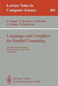 bokomslag Languages and Compilers for Parallel Computing