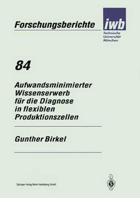 bokomslag Aufwandsminimierter Wissenserwerb fr die Diagnose in flexiblen Produktionszellen