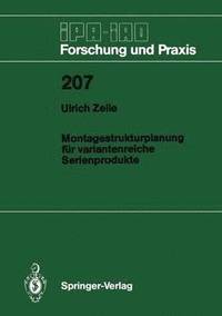 bokomslag Montagestrukturplanung für variantenreiche Serienprodukte