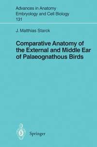 bokomslag Comparative Anatomy of the External and Middle Ear of Palaeognathous Birds