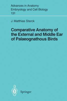 bokomslag Comparative Anatomy of the External and Middle Ear of Palaeognathous Birds