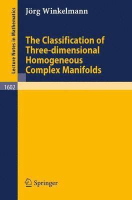 Classification of Three-dimensional Homogeneous Complex Manifolds