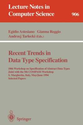 bokomslag Recent Trends in Data Type Specification