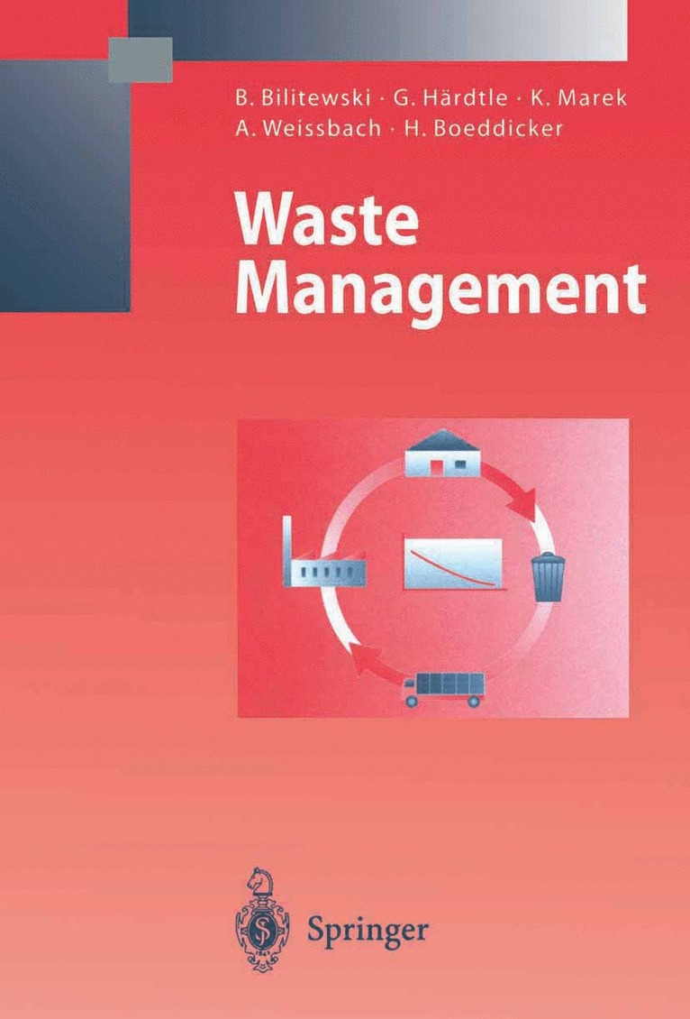 Bernd Bilitewski, Georg Härdtle, Klaus Marek - Waste Management, Inbunden