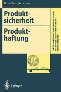 bokomslag Produktsicherheit Produkthaftung