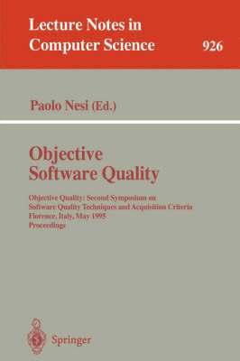 bokomslag Objective Software Quality