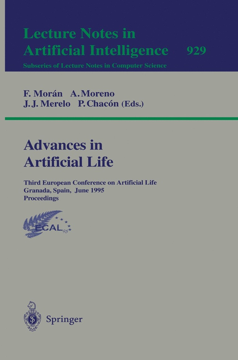 Federico Moran, Alvaro Moreno, Juan J. Merelo, Pablo Chacon - Advances in Artificial Life, Häftad