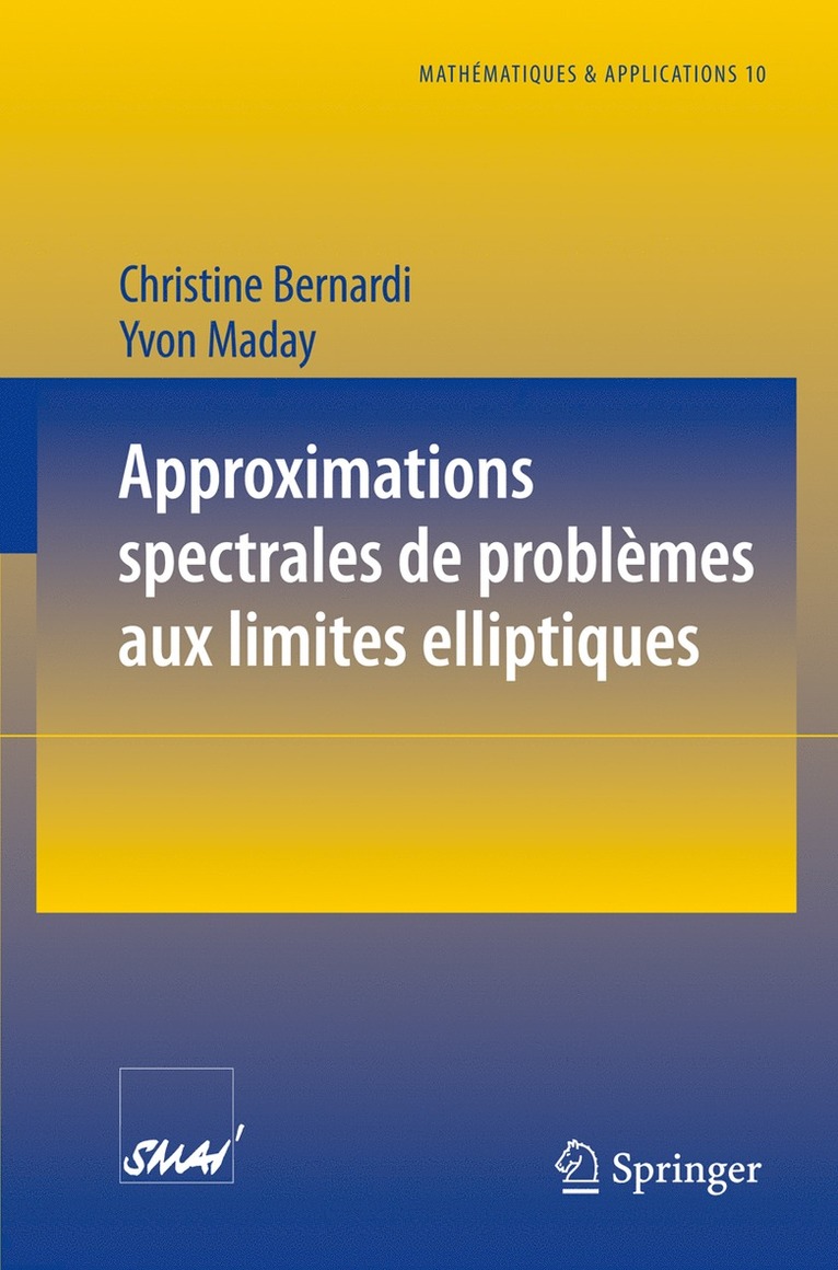 Approximations spectrales de problmes aux limites elliptiques 1