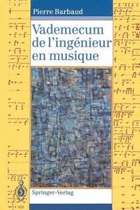 bokomslag Vademecum de l'ingnieur en musique