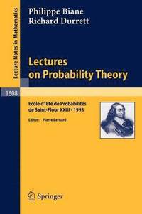 bokomslag Lectures on Probability Theory