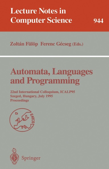 bokomslag Automata, Languages and Programming