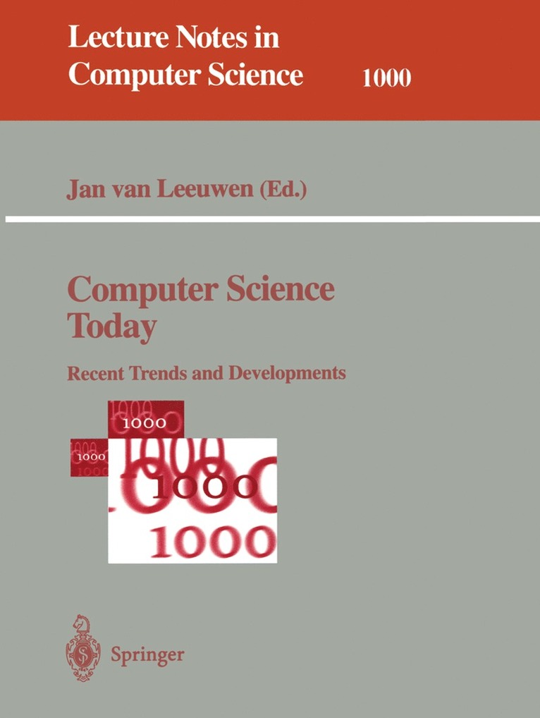 Jan van Leeuwen, Jan Van Leeuwen - Computer Science Today, Häftad