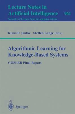 Algorithmic Learning for Knowledge-Based Systems 1