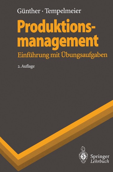 Hans-Otto Günther, Horst Tempelmeier - Produktionsmanagement, Häftad