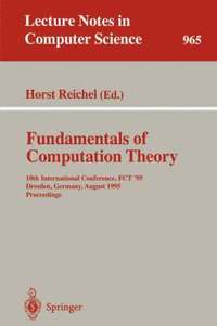 bokomslag Fundamentals of Computation Theory