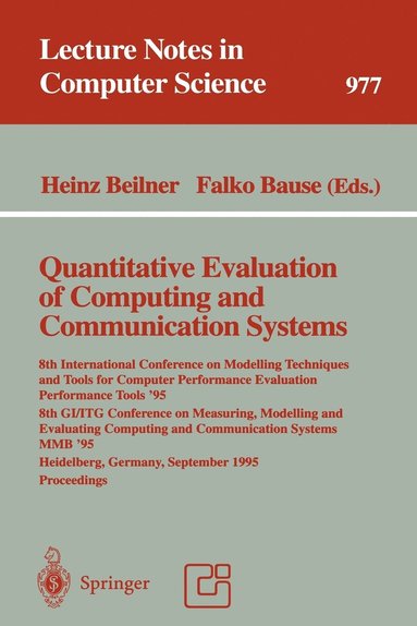 bokomslag Quantitative Evaluation of Computing and Communication Systems